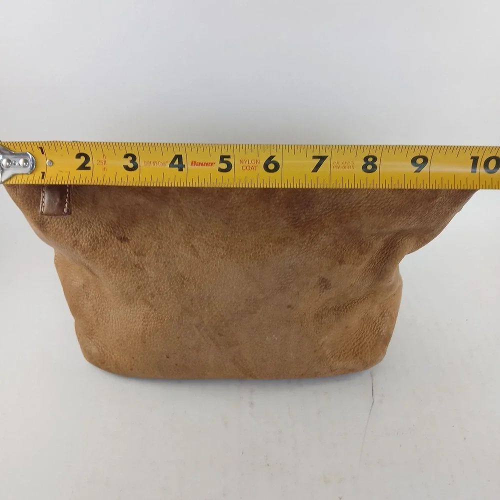 Tignanello Camel Brown Genuine Leather Purse Soft Shoulder Bag